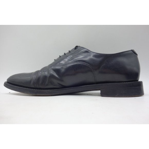 Charles Horrell Black Leather Benchmade England Cap Toe Oxfords Shoes Men\'s 12 D main image 11